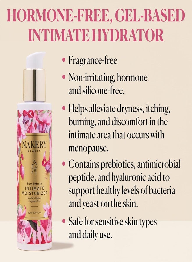 Nakery Intimate Feminine Moisturizer for Dryness - Nourishing Hyaluronic Acid Vaginal Moisturizer - Soothing Vaginal Lubricant & Vaginal Anti Itch Gel for Instant Hydration - Safe for Sensitive Skin - Image 2